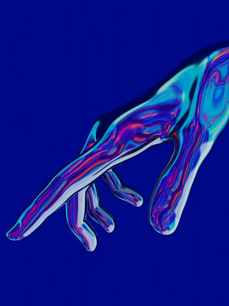 Professional using AI technology to enhance productivity