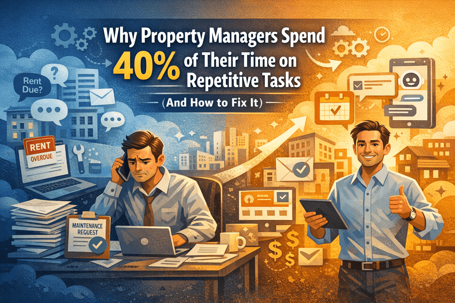 Why Property Managers Spend 40% of Their Time on Repetitive Tasks (And How to Fix It)