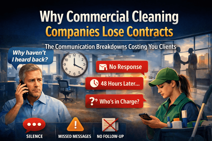 Why Commercial Cleaning Companies Lose Contracts Over Communication (And How to Fix It in 2026)