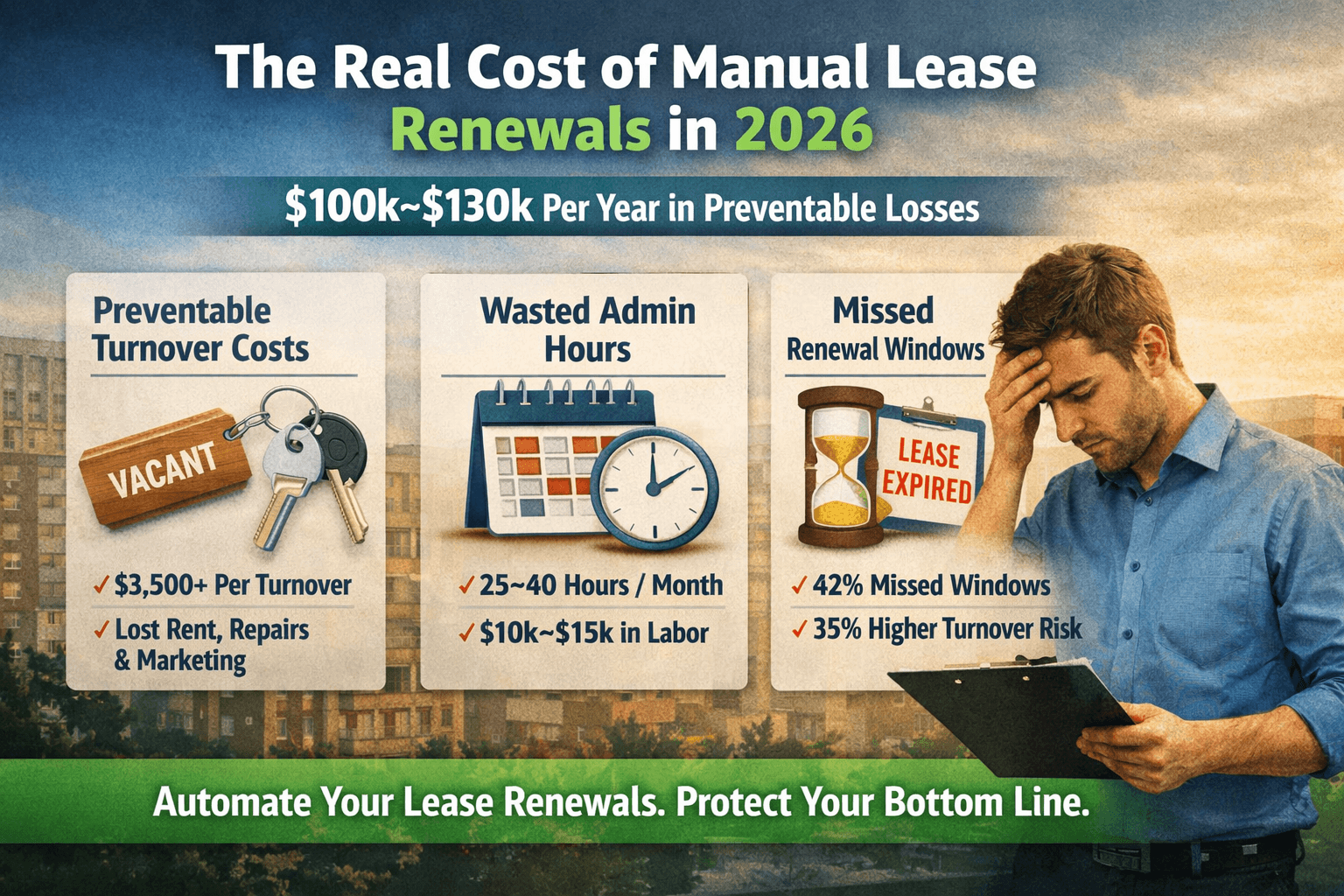 The Real Cost of Manual Lease Renewal Management in 2026
